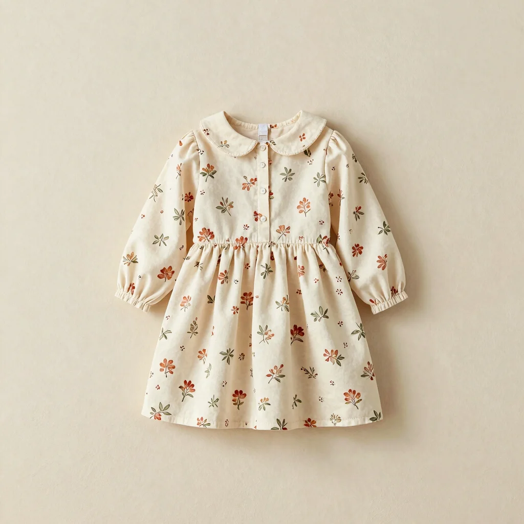 Vestido Cuello Bebé